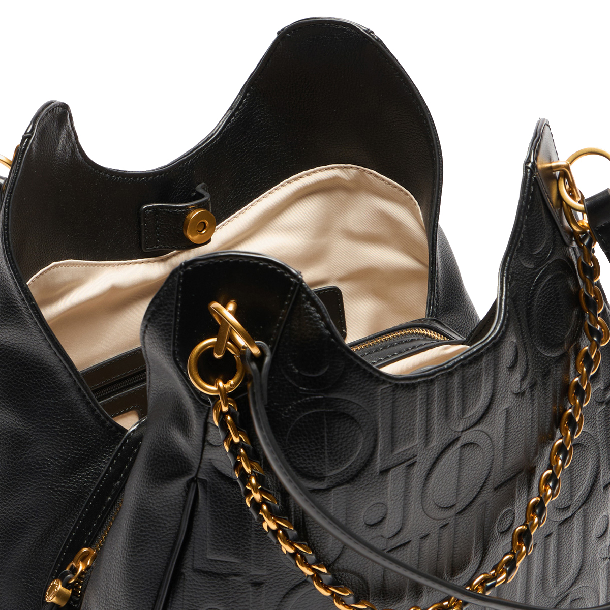 Liu Jo Hobo bag grande con catena Black - 3