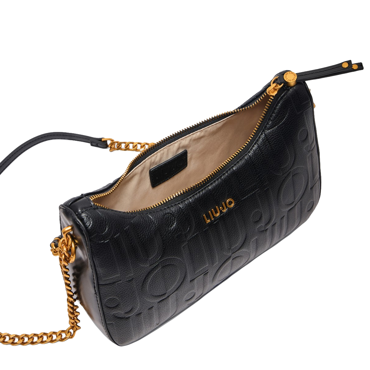 Liu Jo Tracollina hobo piccola con logo Black - 5