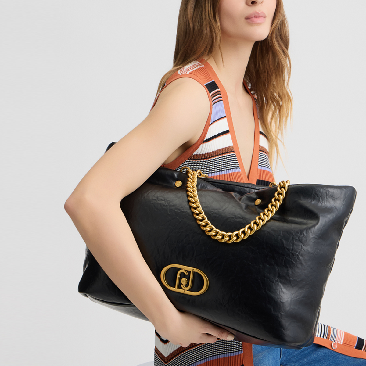 Liu Jo Tote bag LaPuffy grande con catena Black - 2 Liu Jo Tote bag LaPuffy grande con catena Black - 2