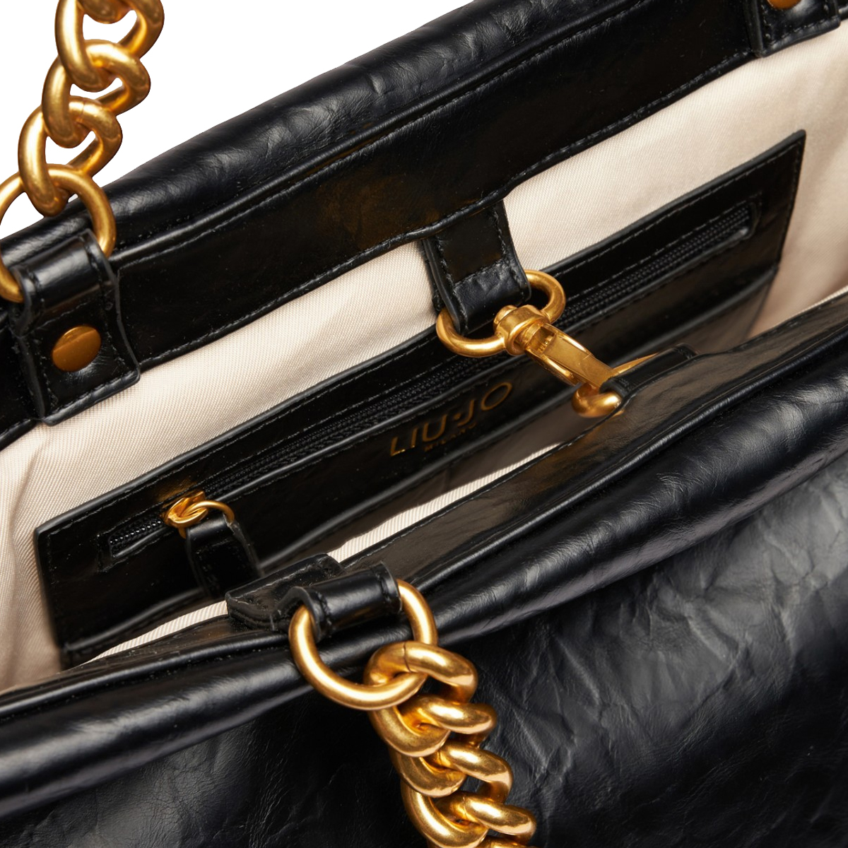 Liu Jo Tote bag LaPuffy grande con catena Black - 5 Liu Jo Tote bag LaPuffy grande con catena Black - 5