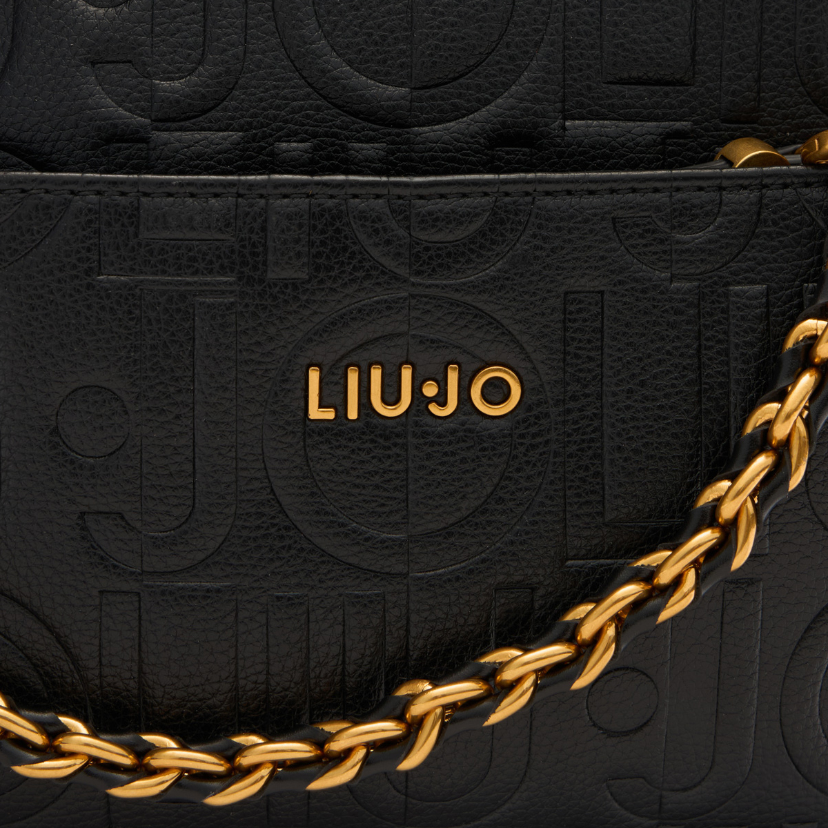 Liu Jo Zaino con logo e catena Black - 3