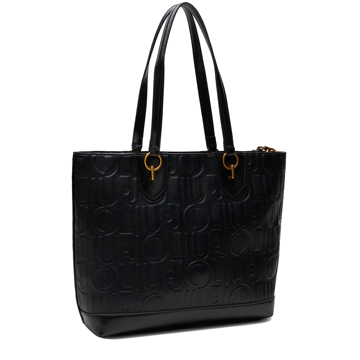 Liu Jo Tote bag media con logo Black - 3 Liu Jo Tote bag media con logo Black - 3