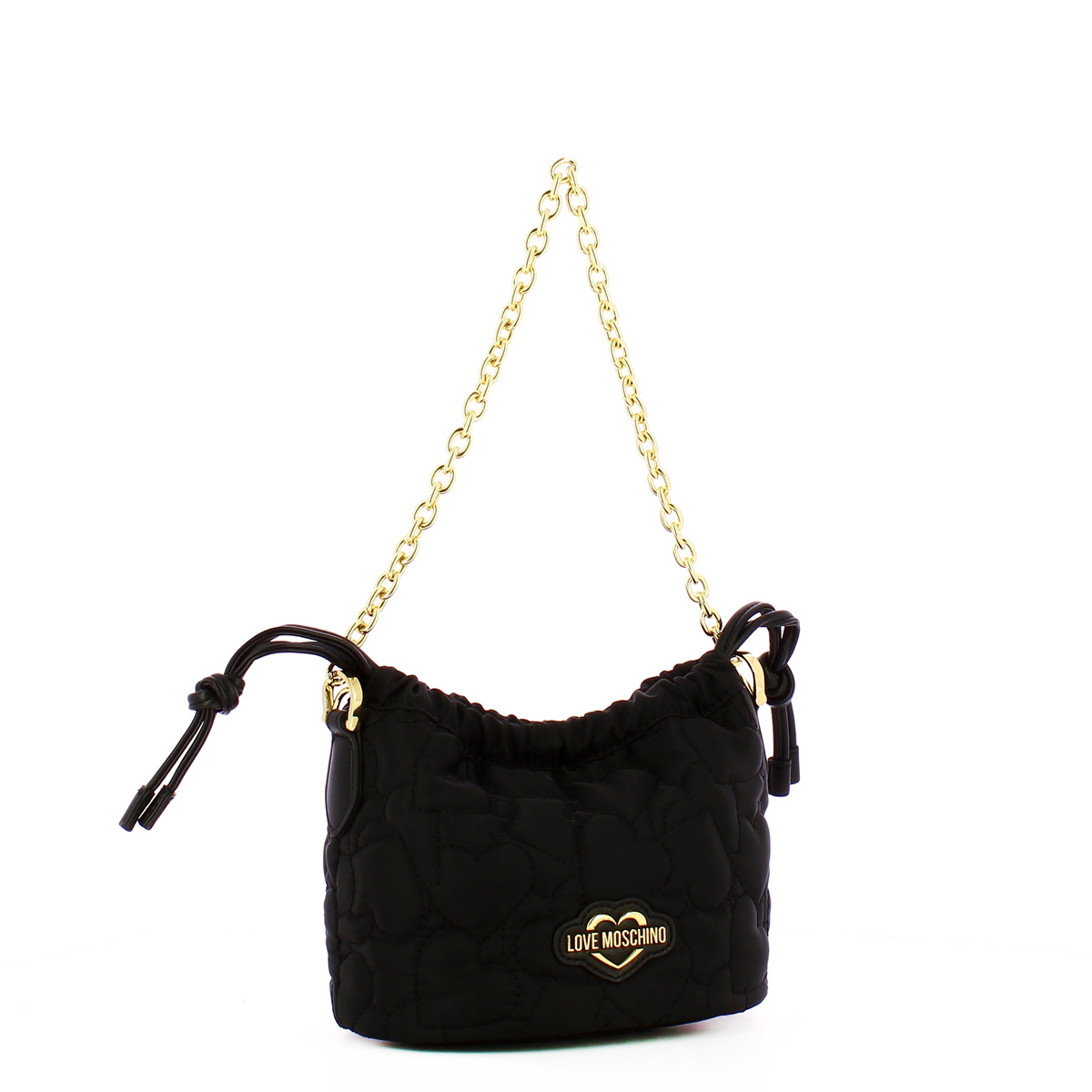 Love Moschino Borsa a mano Eco-Friendly Puffy Heart Nero - 2 Love Moschino Borsa a mano Eco-Friendly Puffy Heart Nero - 2