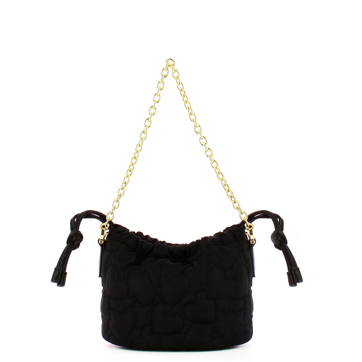 Love Moschino Borsa a mano Eco-Friendly Puffy Heart Nero - 3 Love Moschino Borsa a mano Eco-Friendly Puffy Heart Nero - 3