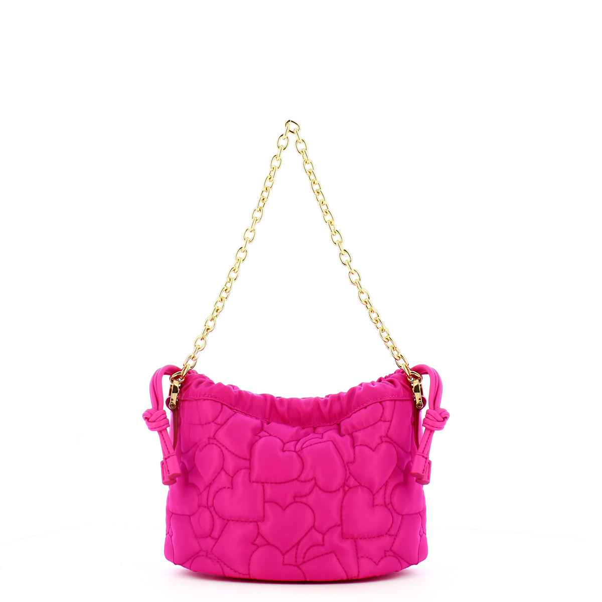 Love Moschino Borsa a mano Eco-Friendly Puffy Heart Fuxia - 3 Love Moschino Borsa a mano Eco-Friendly Puffy Heart Fuxia - 3