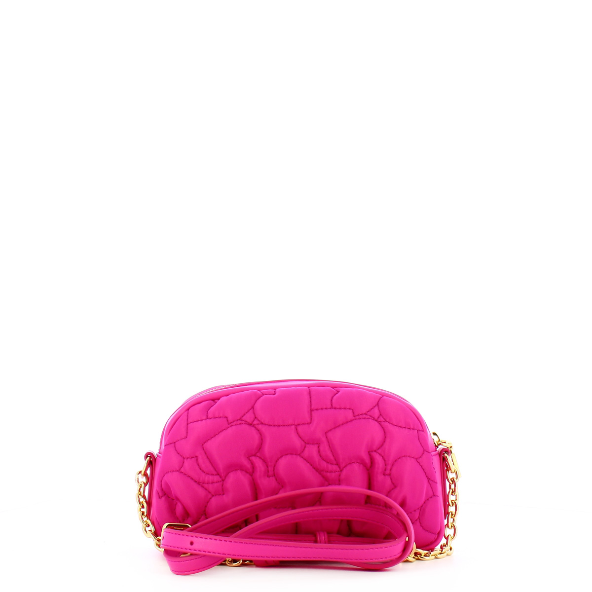 Love Moschino Tracollina Eco-Friendly Puffy Heart Fuxia - 3 Love Moschino Tracollina Eco-Friendly Puffy Heart Fuxia - 3
