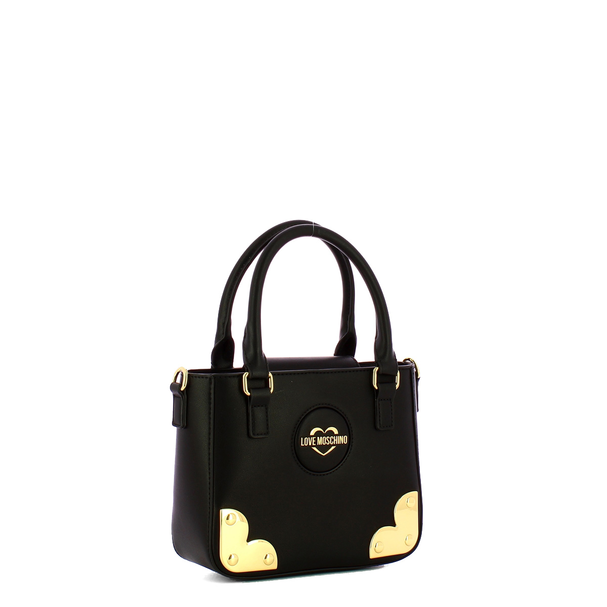 Love Moschino Borsa a mano Gold Corner Nero - 2 Love Moschino Borsa a mano Gold Corner Nero - 2