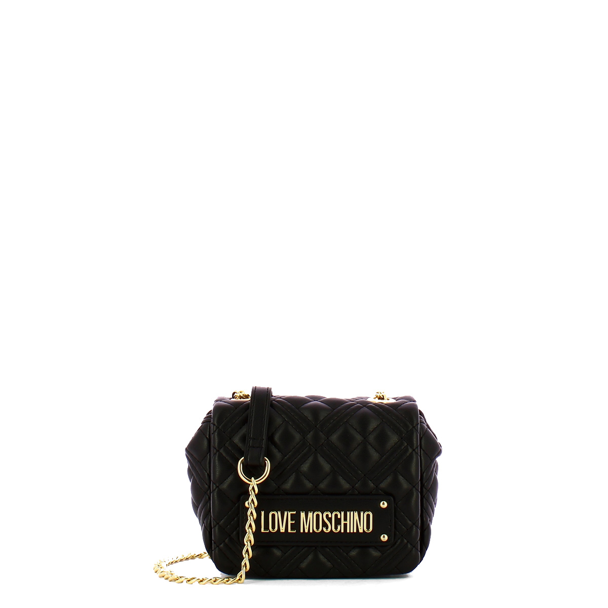 Love Moschino Mini Borsa a spalla Shiny Quilted Nero - 1 Love Moschino Mini Borsa a spalla Shiny Quilted Nero - 1