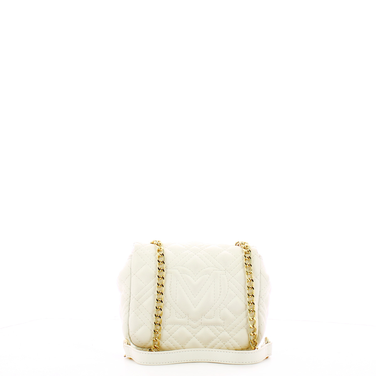 Love Moschino Mini Borsa a spalla Shiny Quilted Bianco - 3 Love Moschino Mini Borsa a spalla Shiny Quilted Bianco - 3
