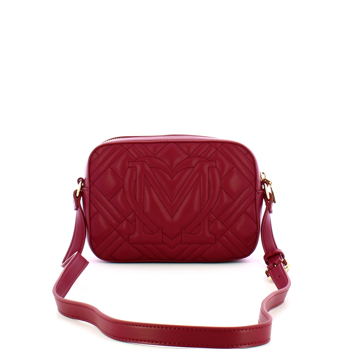 Love Moschino Camera bag Quilted Vino - 3 Love Moschino Camera bag Quilted Vino - 3