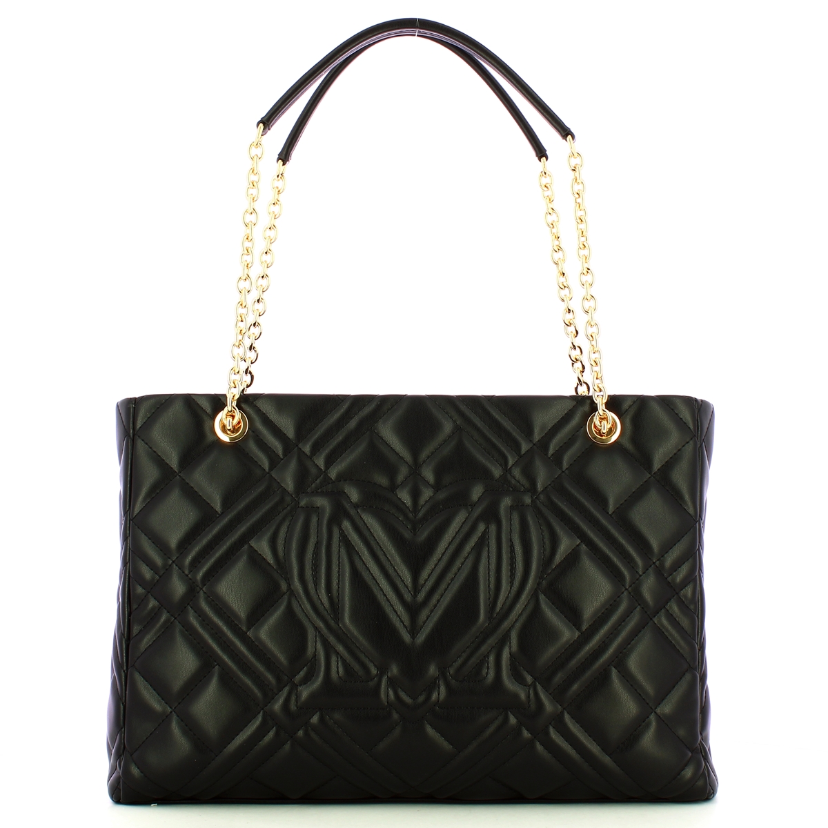 Love Moschino Borsa a spalla Geometric Quilted Nero - 3 Love Moschino Borsa a spalla Geometric Quilted Nero - 3