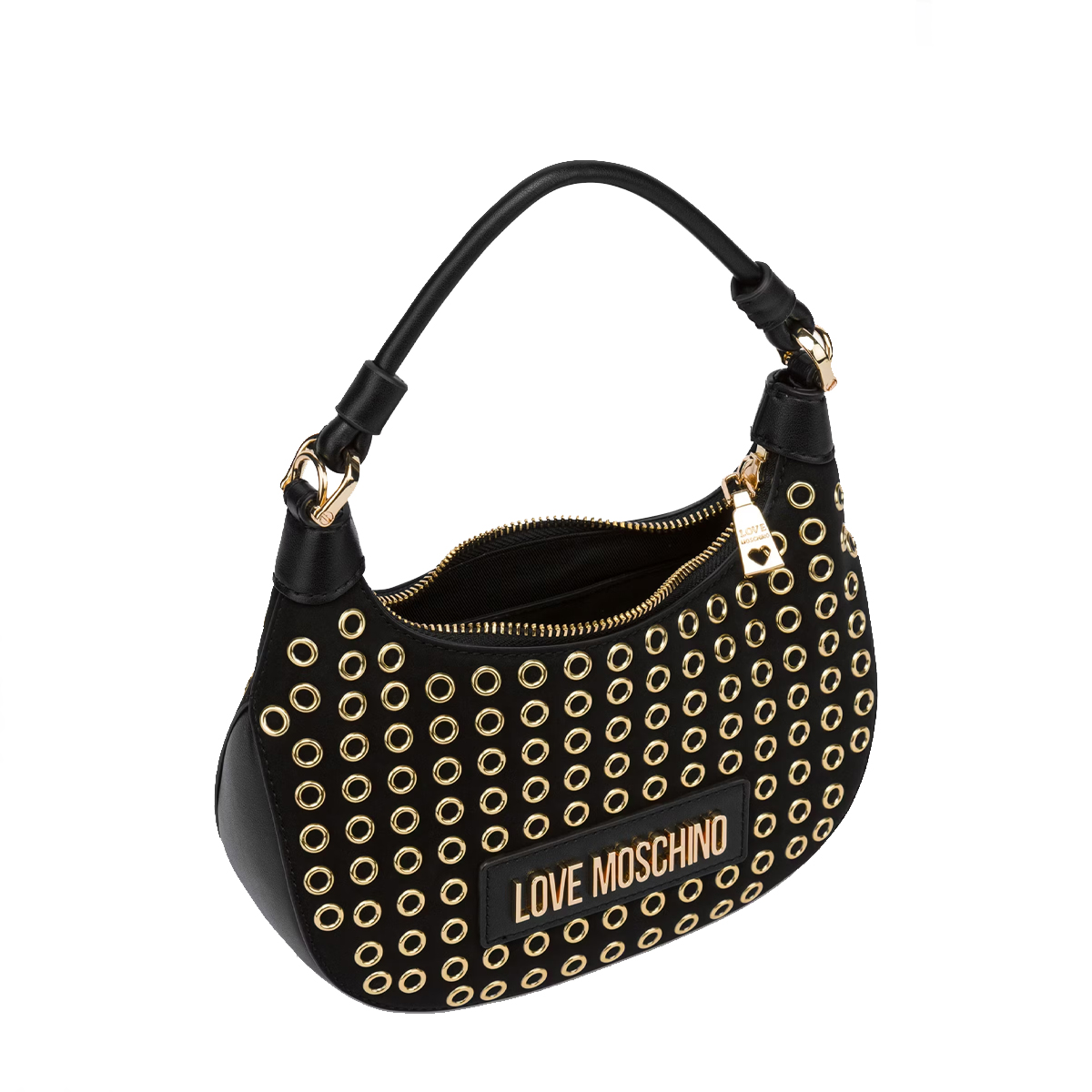 Love Moschino Hobo bag Mini Glam Up Nero - 3