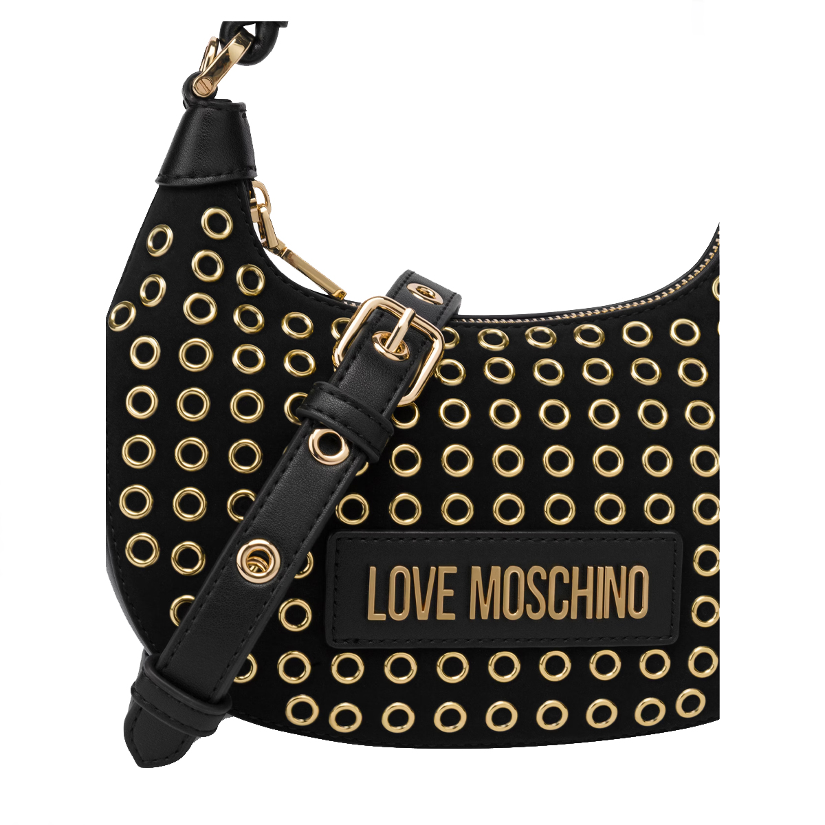 Love Moschino Hobo bag Mini Glam Up Nero - 4