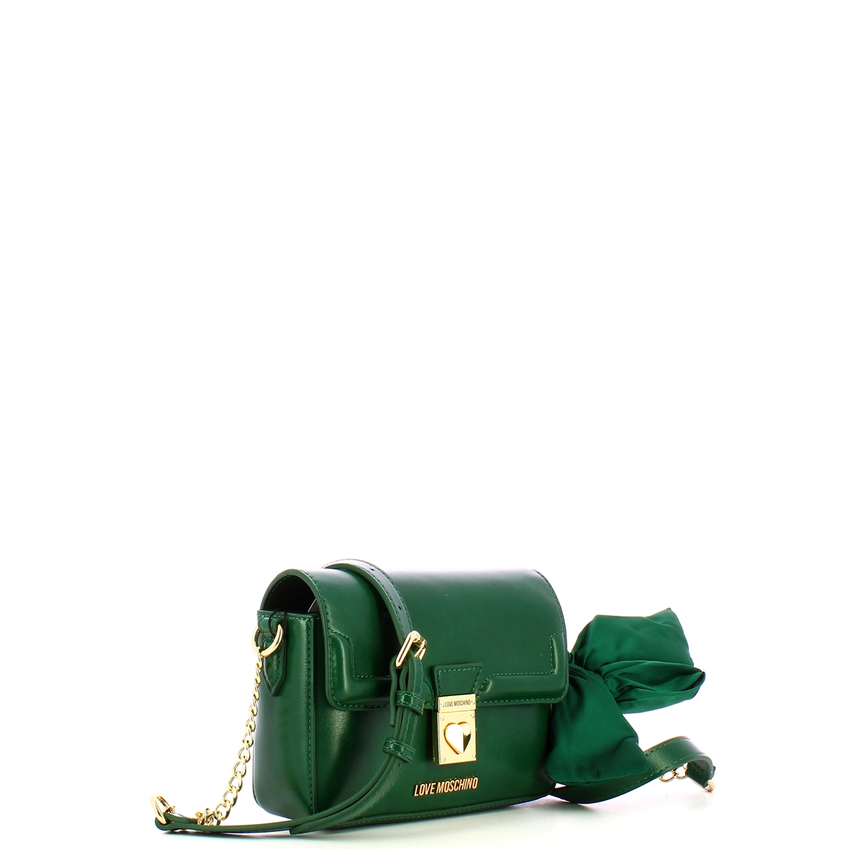 Love Moschino Tracollina con Fiocco Verde - 2 Love Moschino Tracollina con Fiocco Verde - 2