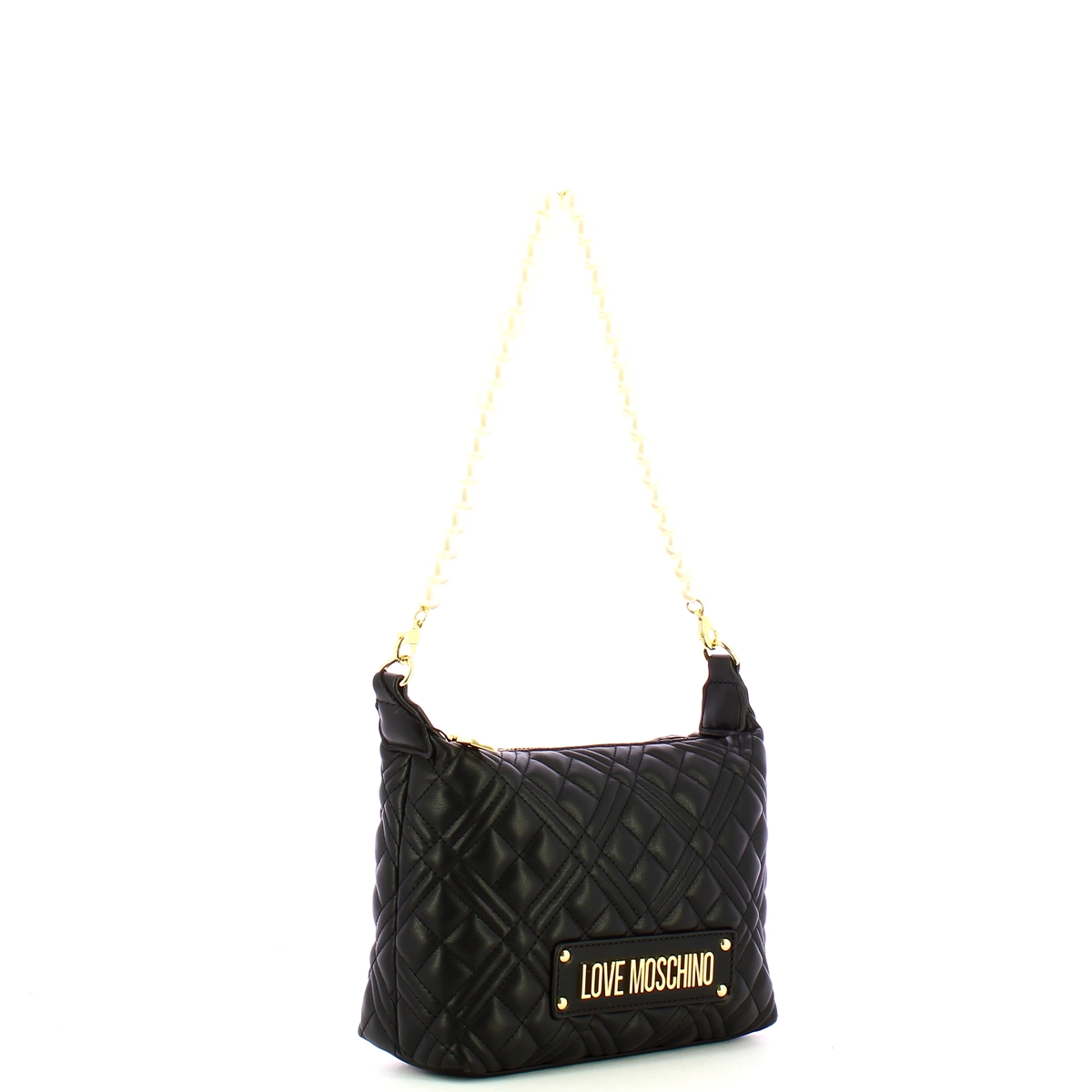 Love Moschino Sottospalla Quilted Nero Galv. Oro - 2 Love Moschino Sottospalla Quilted Nero Galv. Oro - 2