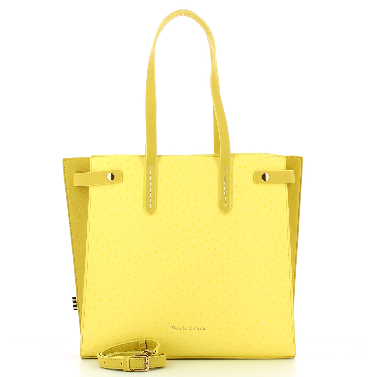 Manila Grace Borsa a spalla Feliss Medium Giallo - 4 Manila Grace Borsa a spalla Feliss Medium Giallo - 4
