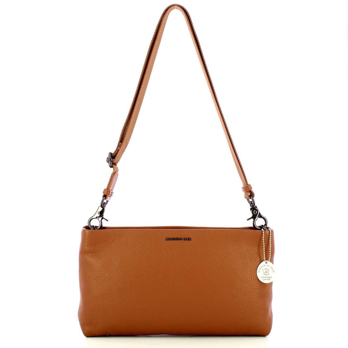 Mandarina Duck Borsa a tracolla Mellow in pelle Indian Tan - 1 Mandarina Duck Borsa a tracolla Mellow in pelle Indian Tan - 1