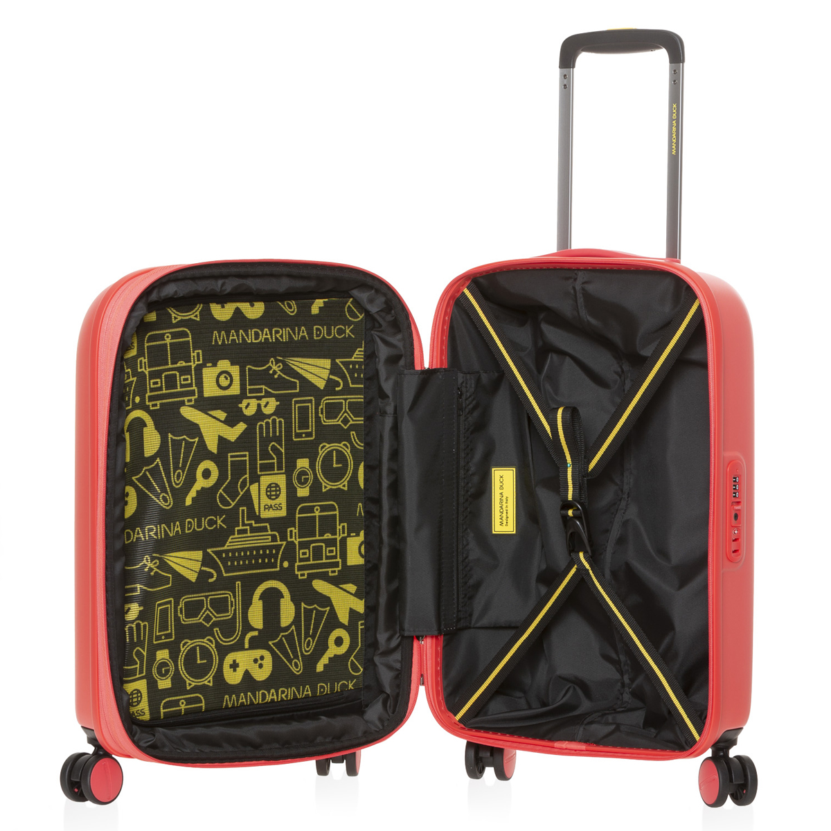 Mandarina Duck Bagaglio a mano 55 cm LOGODUCK + Exp. Cayenne - 4