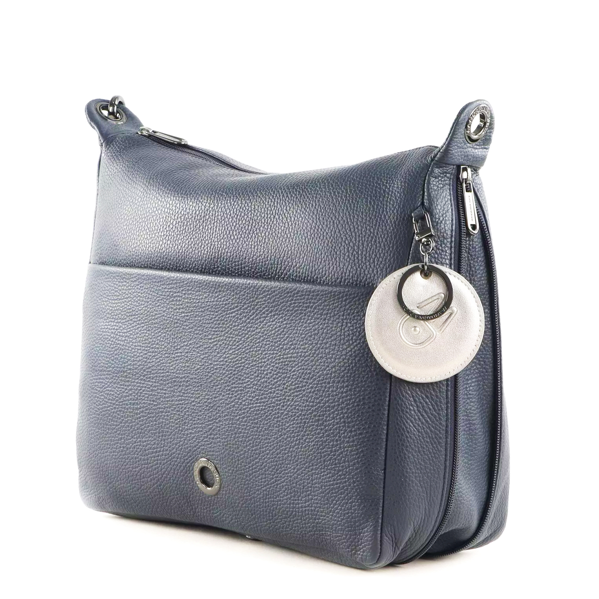 Mandarina Duck Mellow Dress Blue leather Hobo Bag - 3 Mandarina Duck Mellow Dress Blue leather Hobo Bag - 3