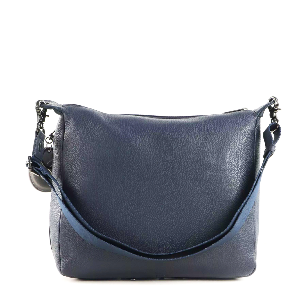 Mandarina Duck Mellow Dress Blue leather Hobo Bag - 4 Mandarina Duck Mellow Dress Blue leather Hobo Bag - 4