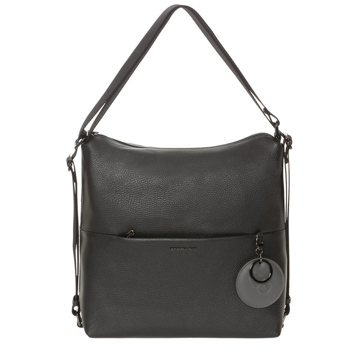 Mandarina Duck Hobo Bag Mellow Leather Nero - 1 Mandarina Duck Hobo Bag Mellow Leather Nero - 1
