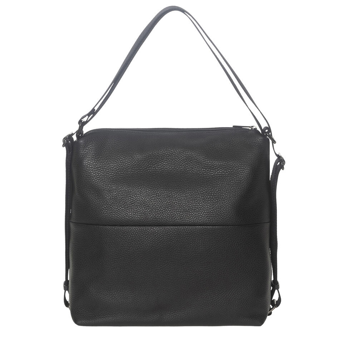 Mandarina Duck Hobo Bag Mellow Leather Nero - 3 Mandarina Duck Hobo Bag Mellow Leather Nero - 3