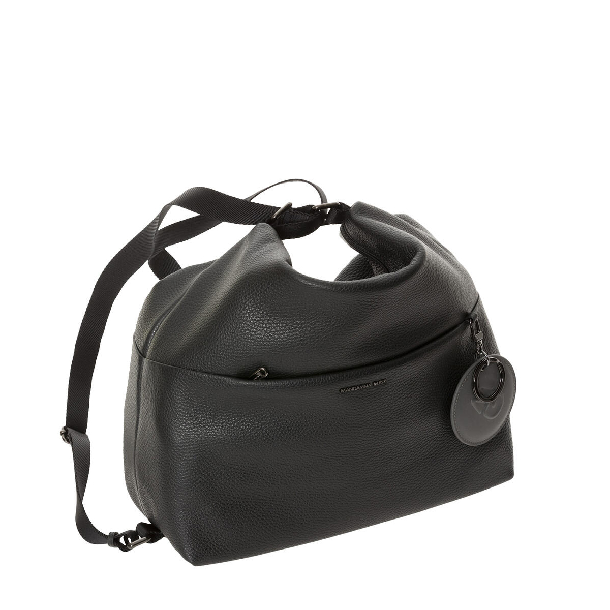 Mandarina Duck Hobo Bag Mellow Leather Nero - 4 Mandarina Duck Hobo Bag Mellow Leather Nero - 4