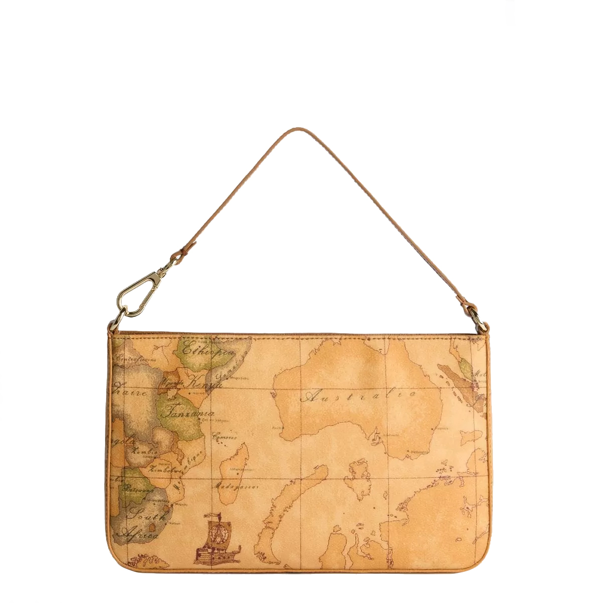 Alviero Martini 1a Classe Pochette Heritage Geo Tabacco - 2 Alviero Martini 1a Classe Pochette Heritage Geo Tabacco - 2