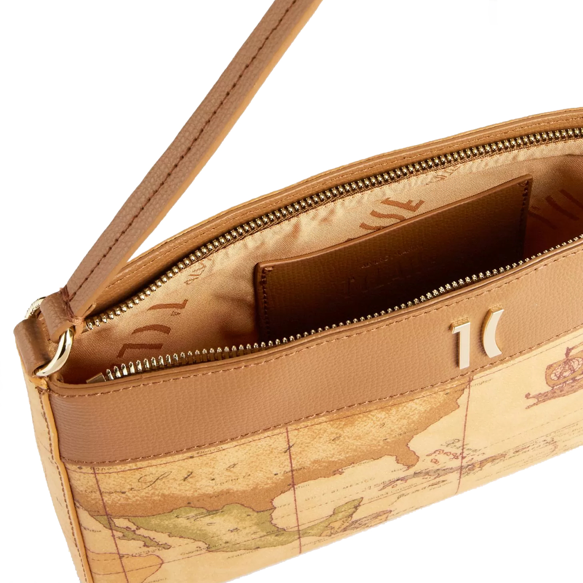 Alviero Martini 1a Classe Pochette Heritage Geo Tabacco - 3 Alviero Martini 1a Classe Pochette Heritage Geo Tabacco - 3