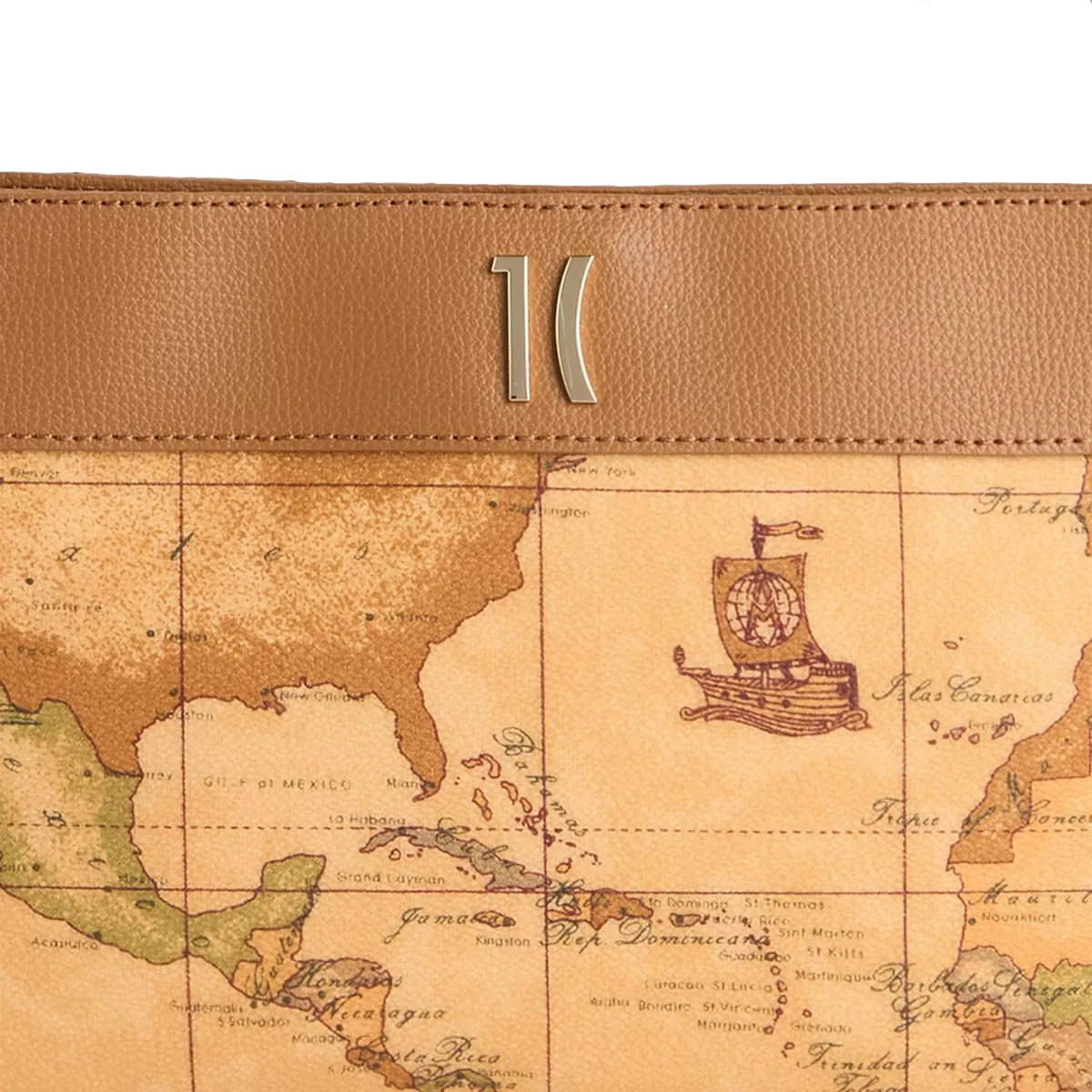 Alviero Martini 1a Classe Pochette Heritage Geo Tabacco - 4 Alviero Martini 1a Classe Pochette Heritage Geo Tabacco - 4