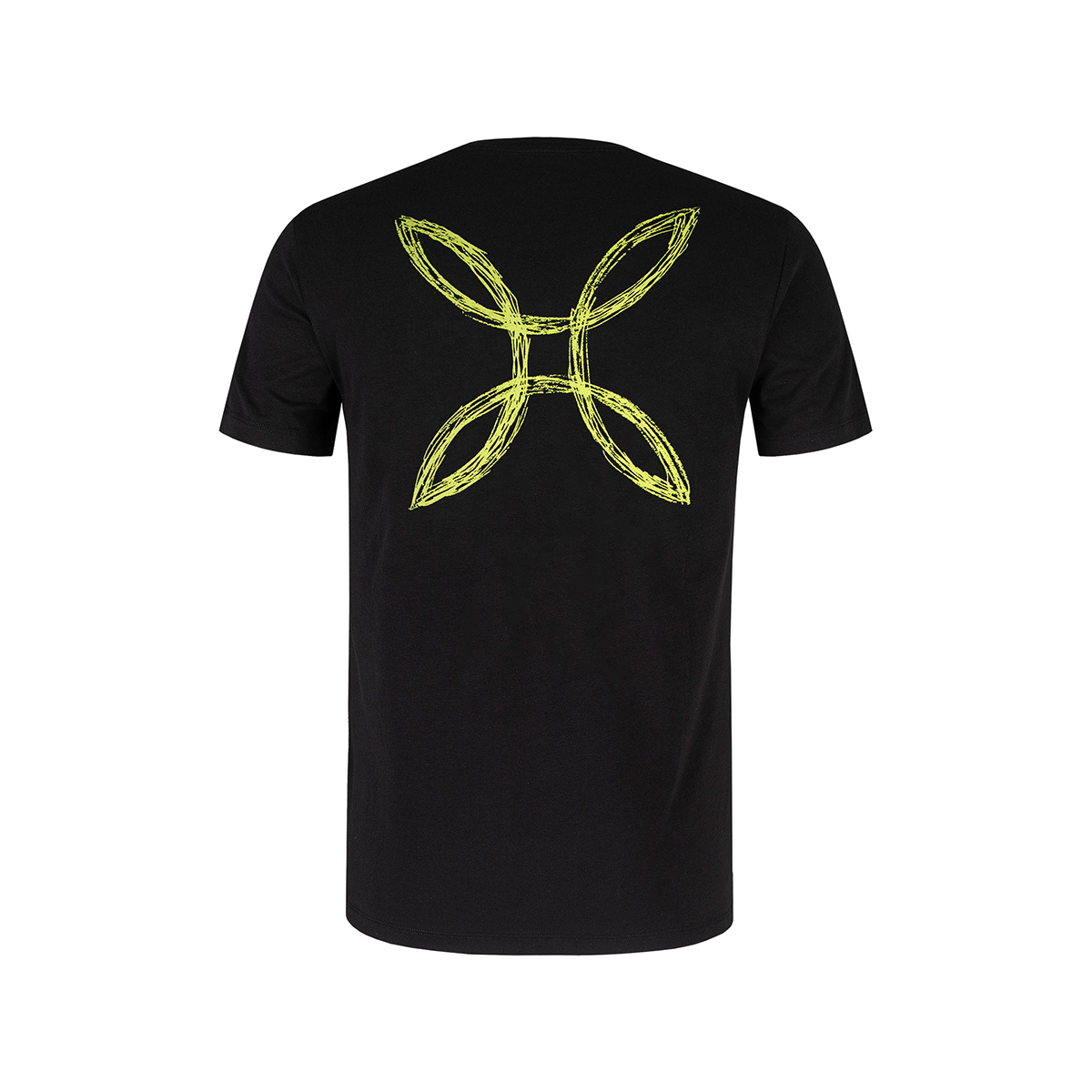 MNTR T-Shirt Pencil Logo Nero Verde Lime - 2 MNTR T-Shirt Pencil Logo Nero Verde Lime - 2