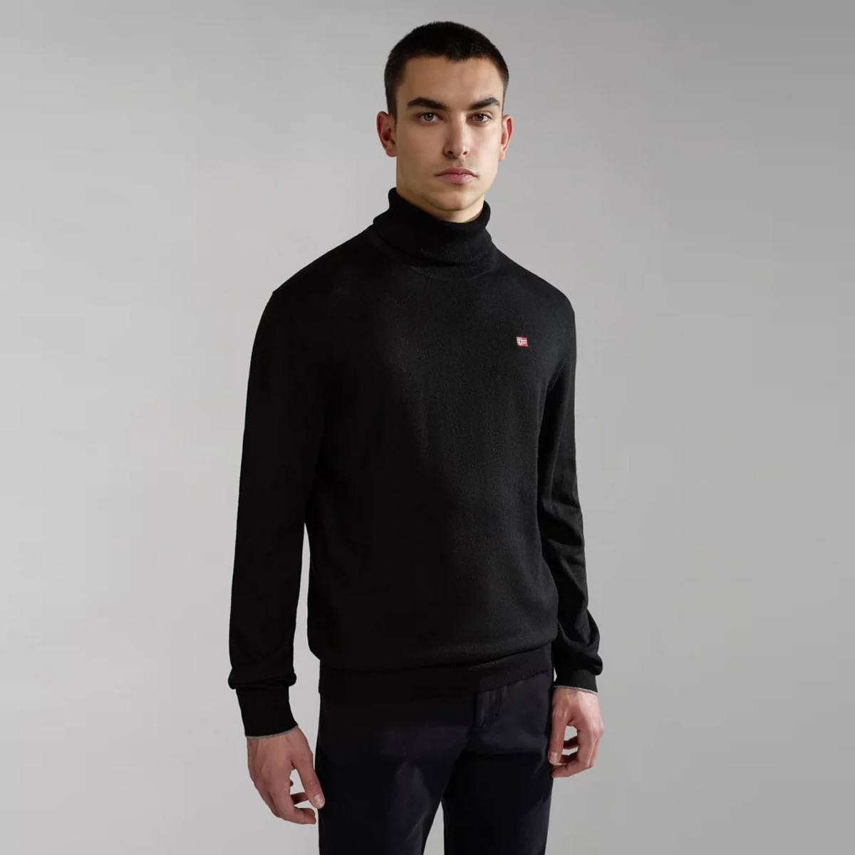 Napapijri Maglione dolcevita Damavand Black - 3