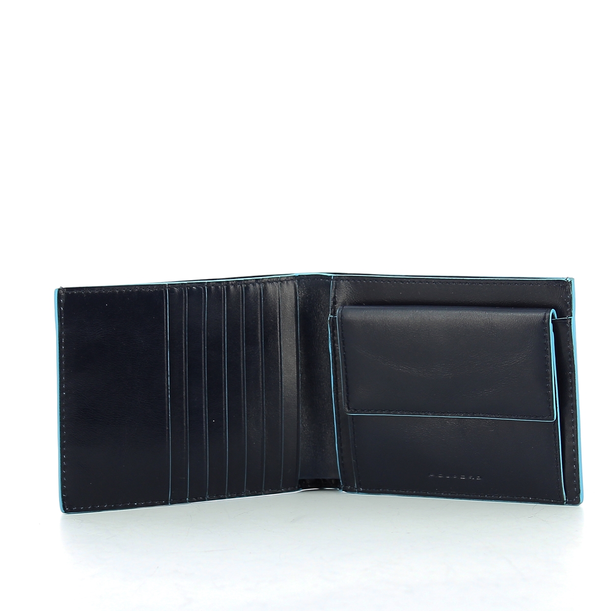 Wallet with coin pouch Blue Square-BLU/2-UN Wallet with coin pouch Blue Square-BLU/2-UN