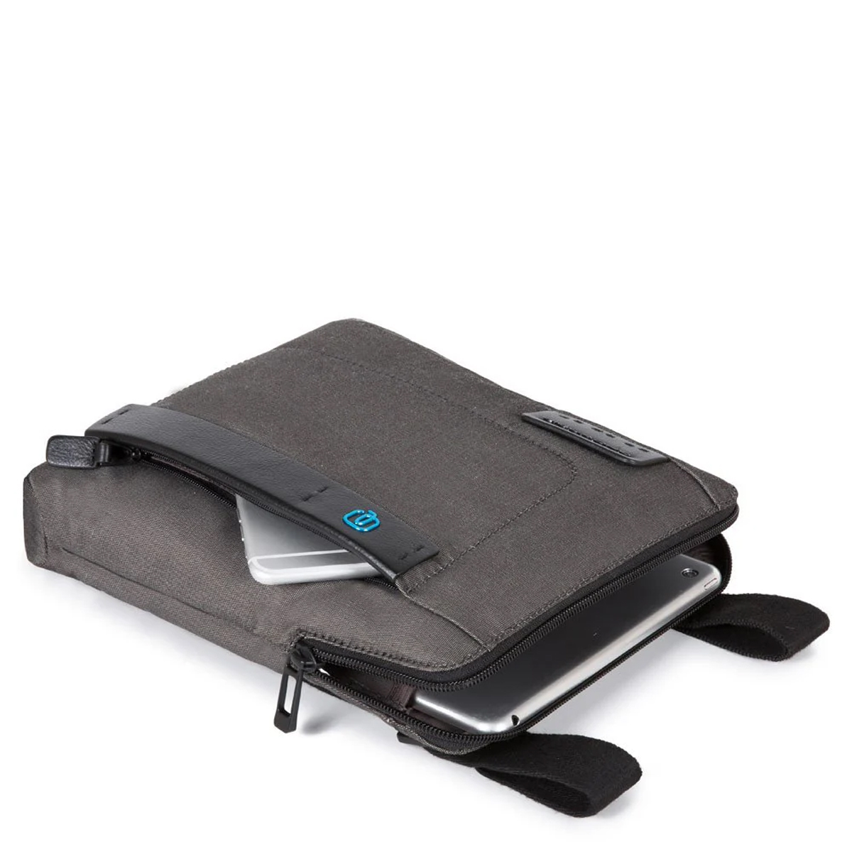 Piquadro Borsello Porta Tablet P16 Chevron Grigio - 3