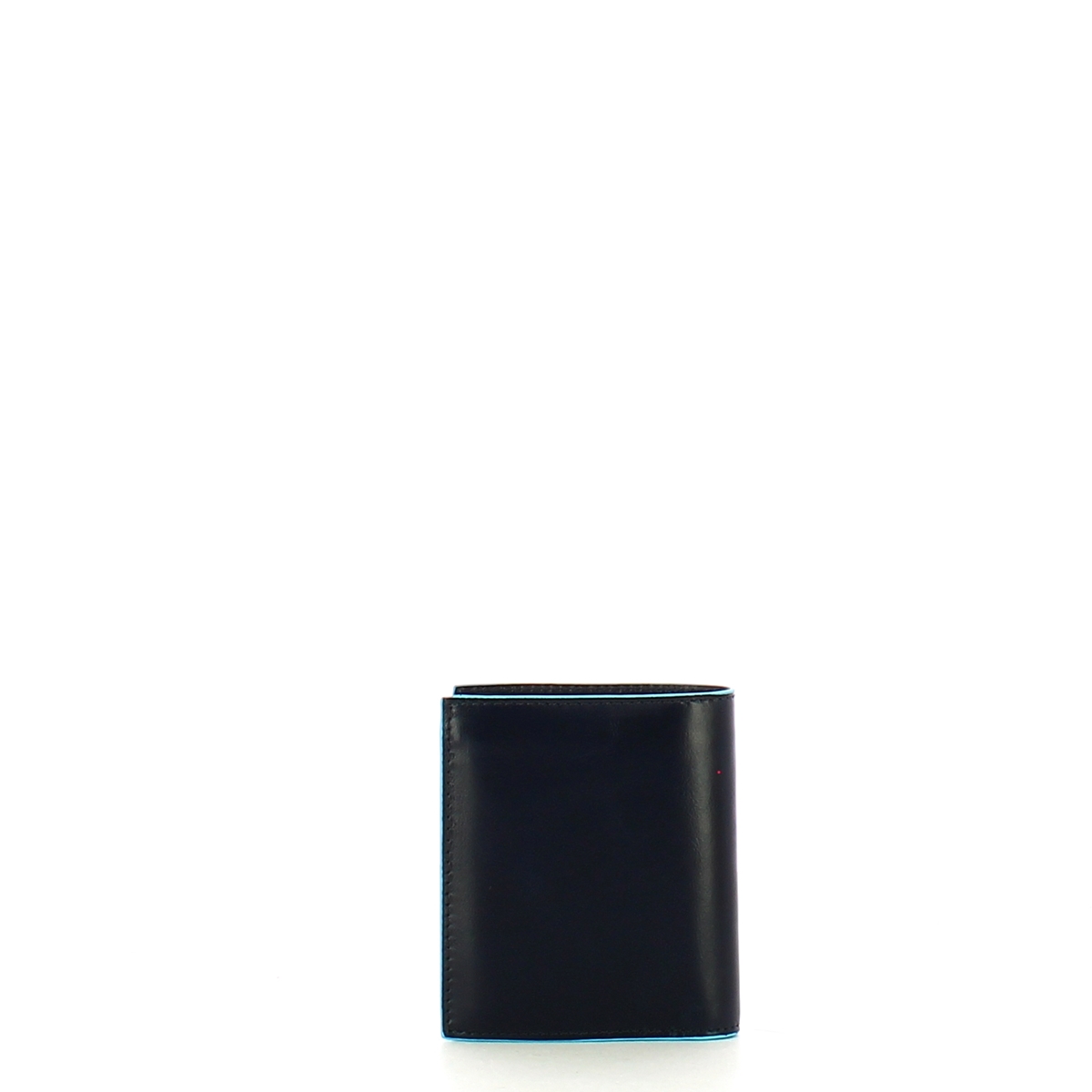 Piquadro Portafoglio Verticale con portamonete RFID Blue Square - 2
