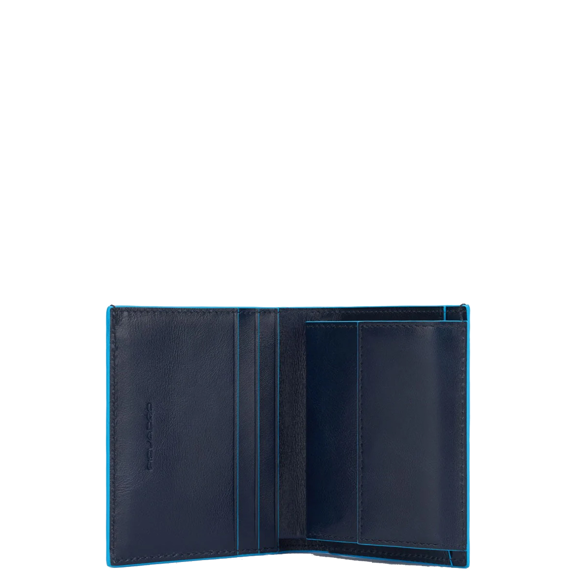 Piquadro Portafoglio Verticale RFID Blu Square - 3 Piquadro Portafoglio Verticale RFID Blu Square - 3
