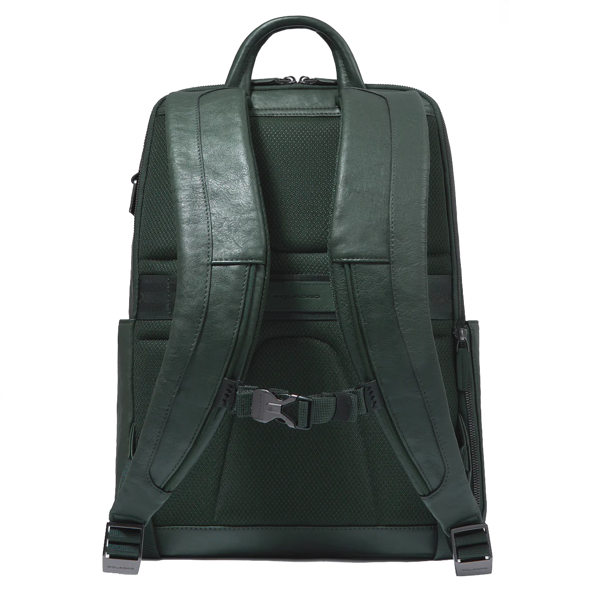 Piquadro Zaino Porta PC Black Square 15.6" Verde Verde - 3