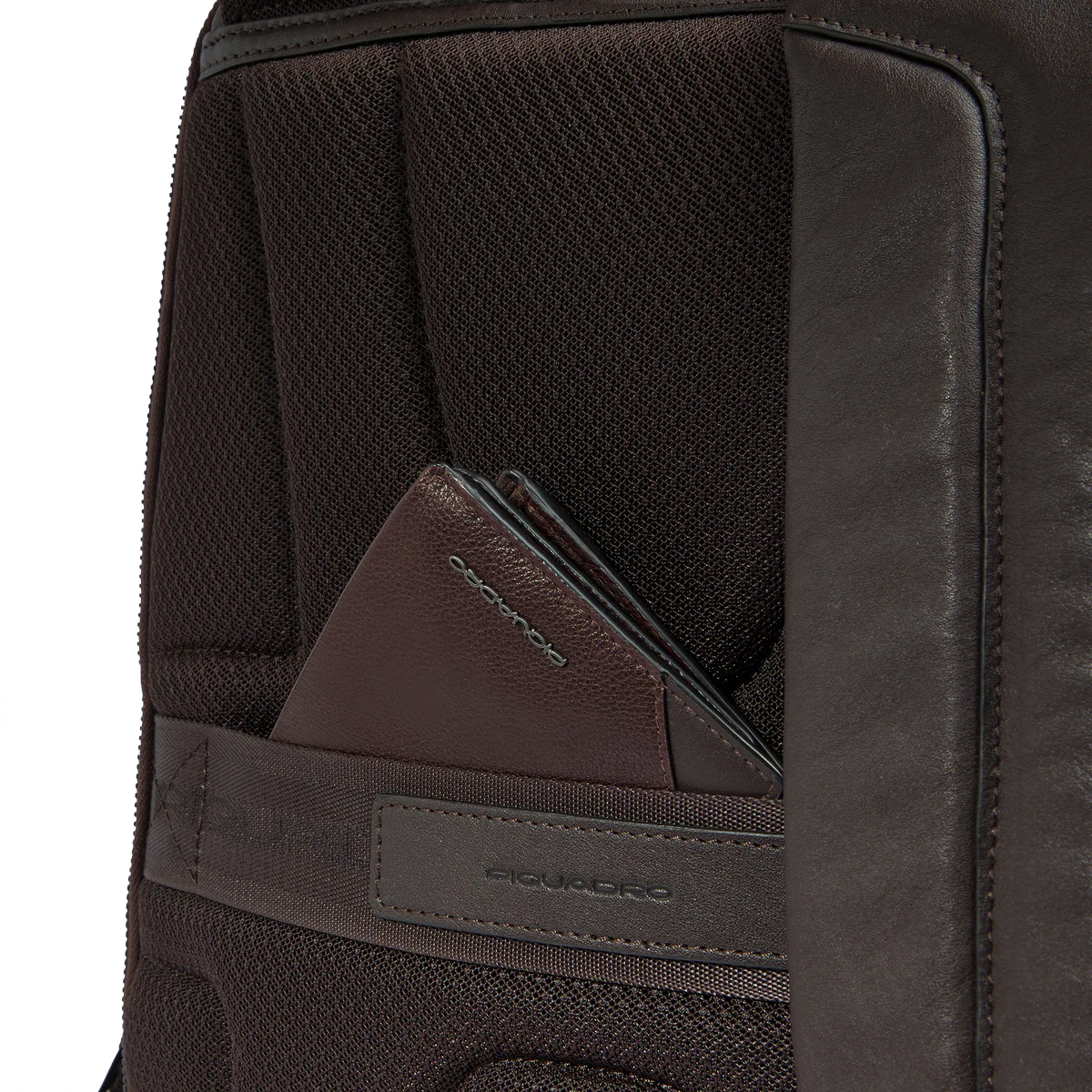 Piquadro Zaino Porta PC Black Square 15.6" Testa Di Moro - 5