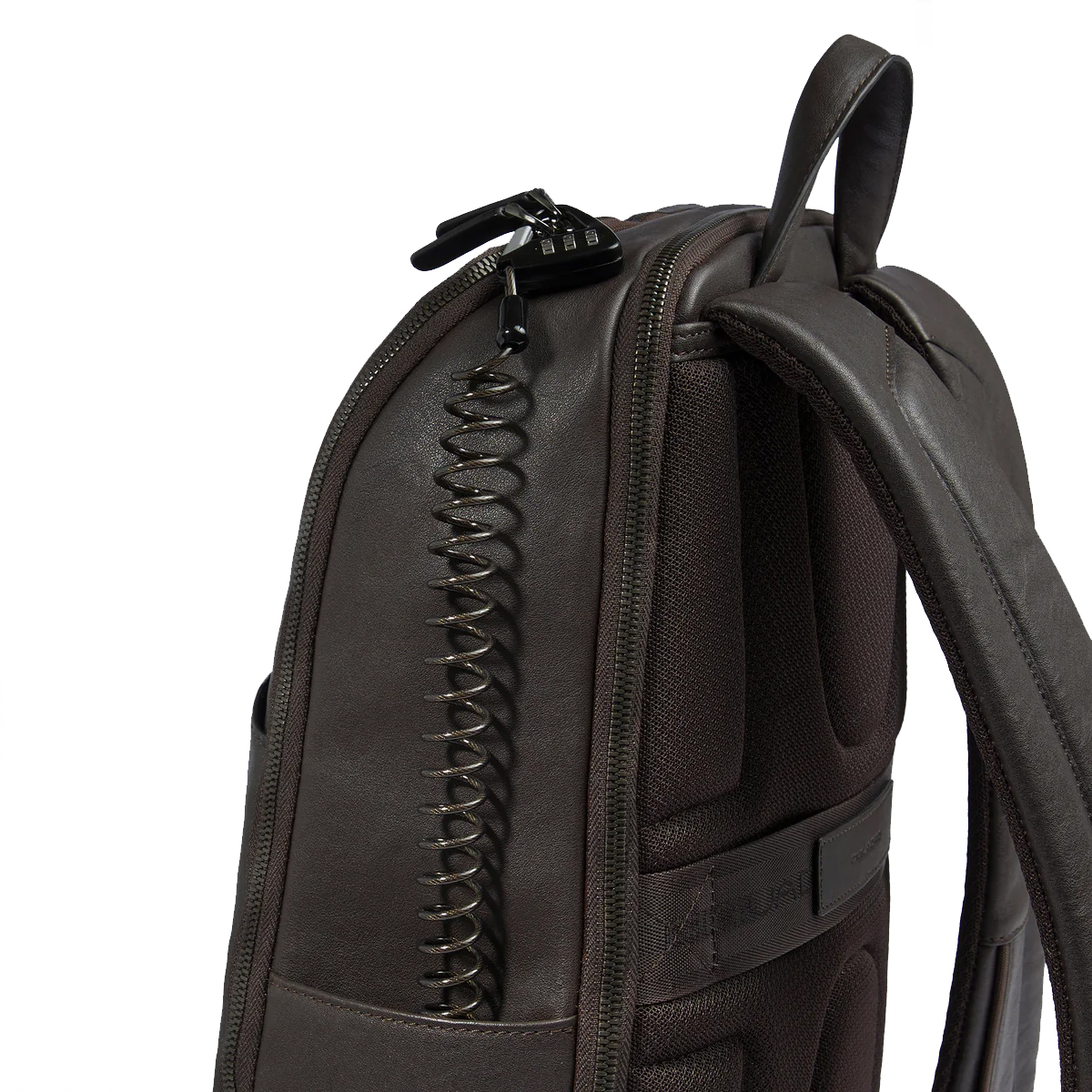 Piquadro Zaino Porta PC Black Square 15.6" Testa Di Moro - 6