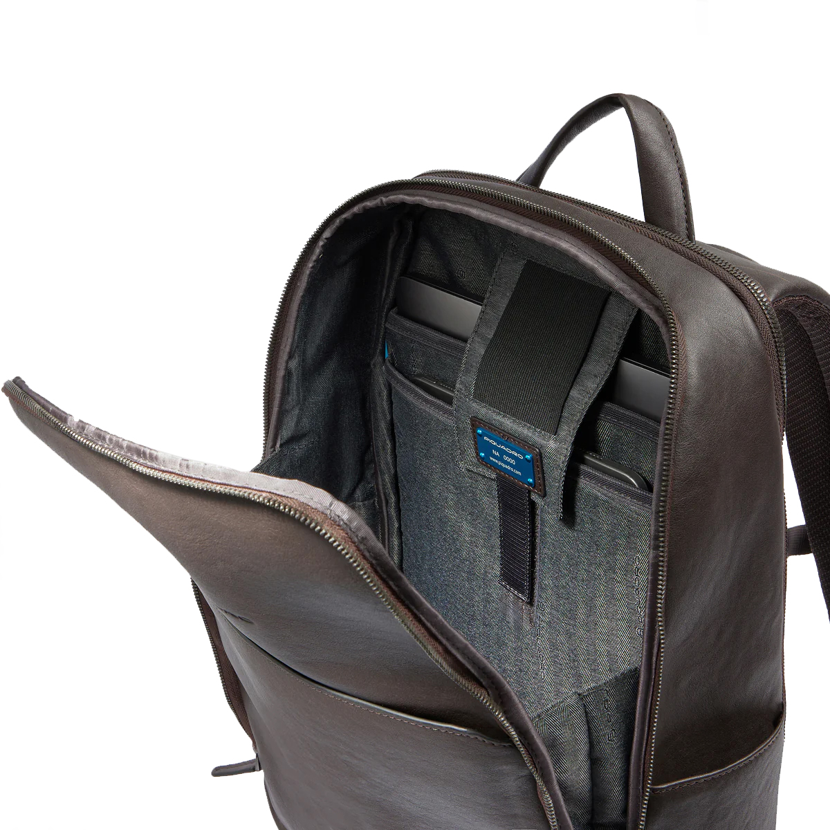 Piquadro Zaino Porta PC Black Square 15.6" Nero - 4
