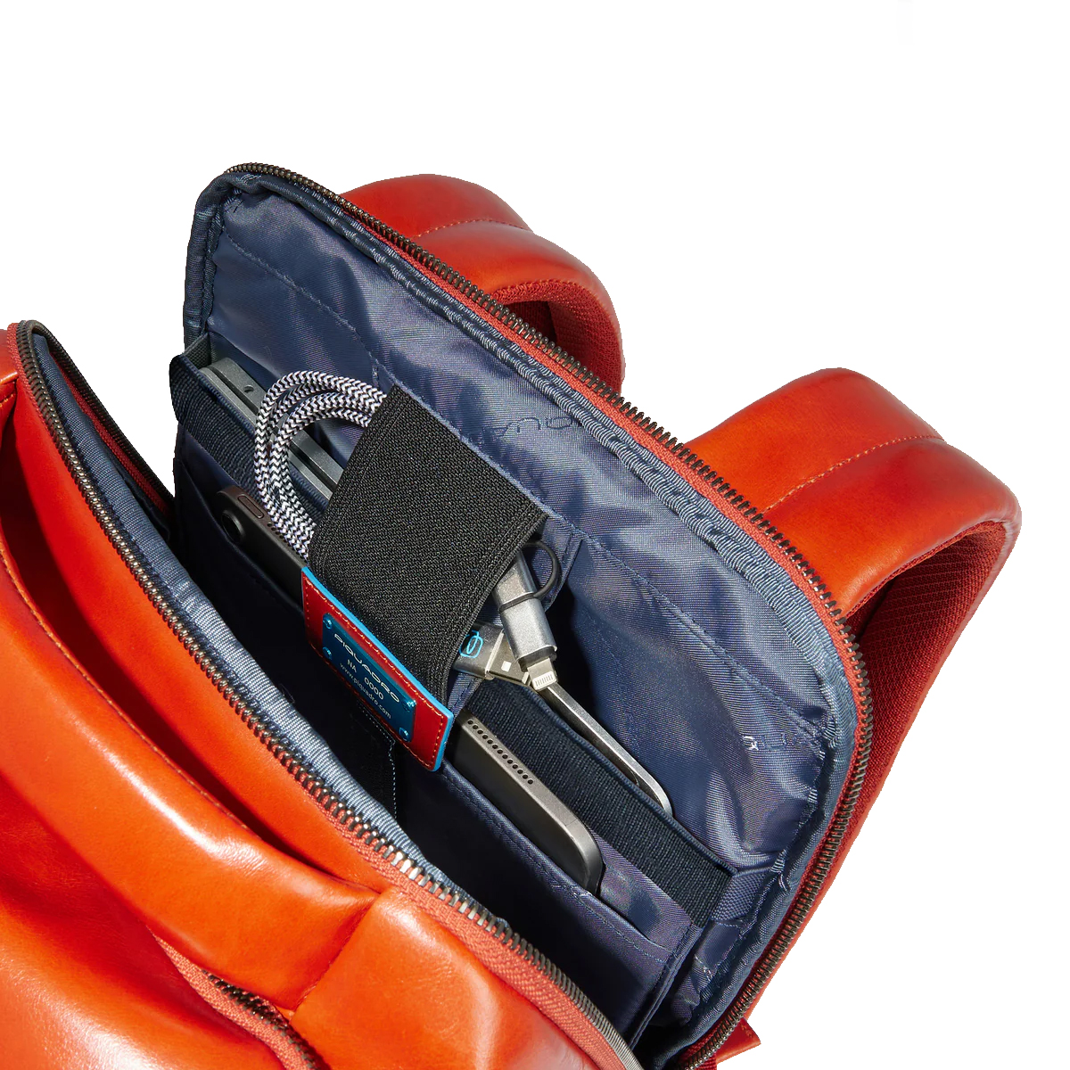 Piquadro Zaino Porta PC Blue Square 14" Blu2 - 5