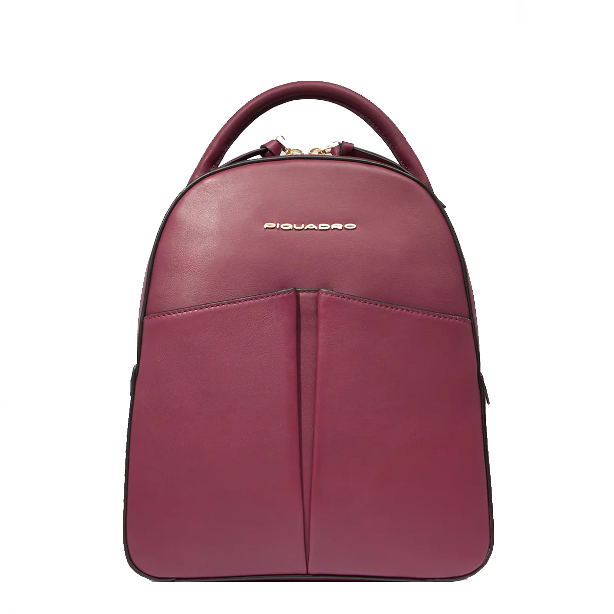 Piquadro Zainetto in pelle Bordeaux - 1