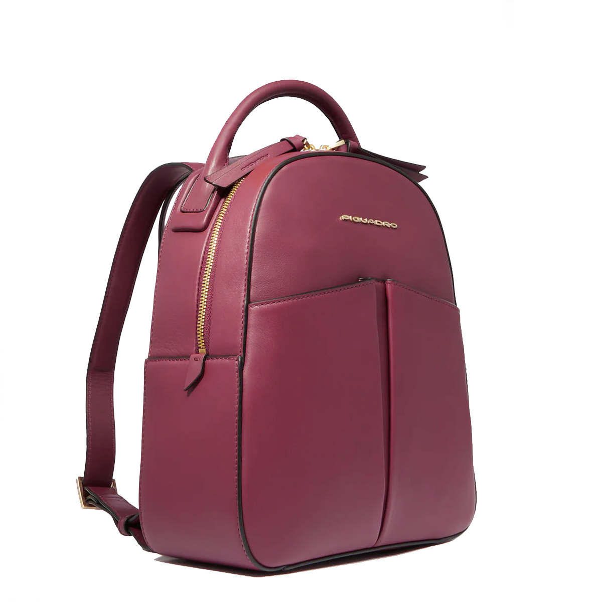 Piquadro Zainetto in pelle Bordeaux - 2