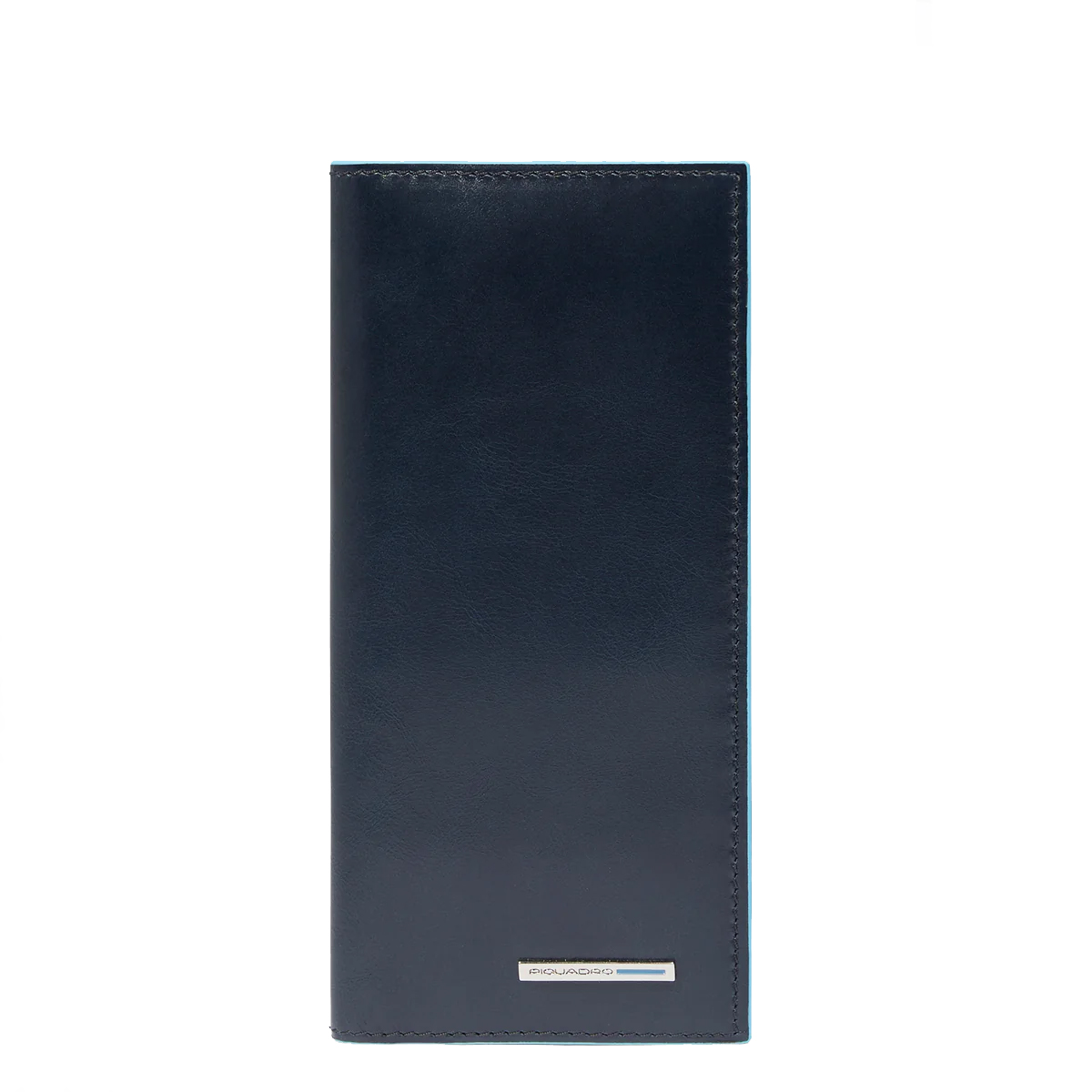 Piquadro Portafoglio Verticale Grande Blue Square Blu2 - 1