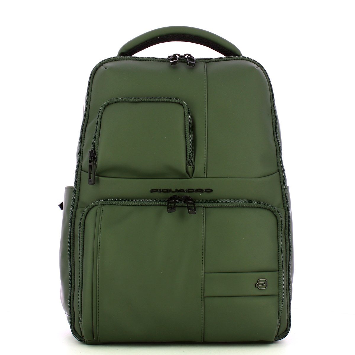 Piquadro Zaino Gommato Porta PC 14" Verde - 1