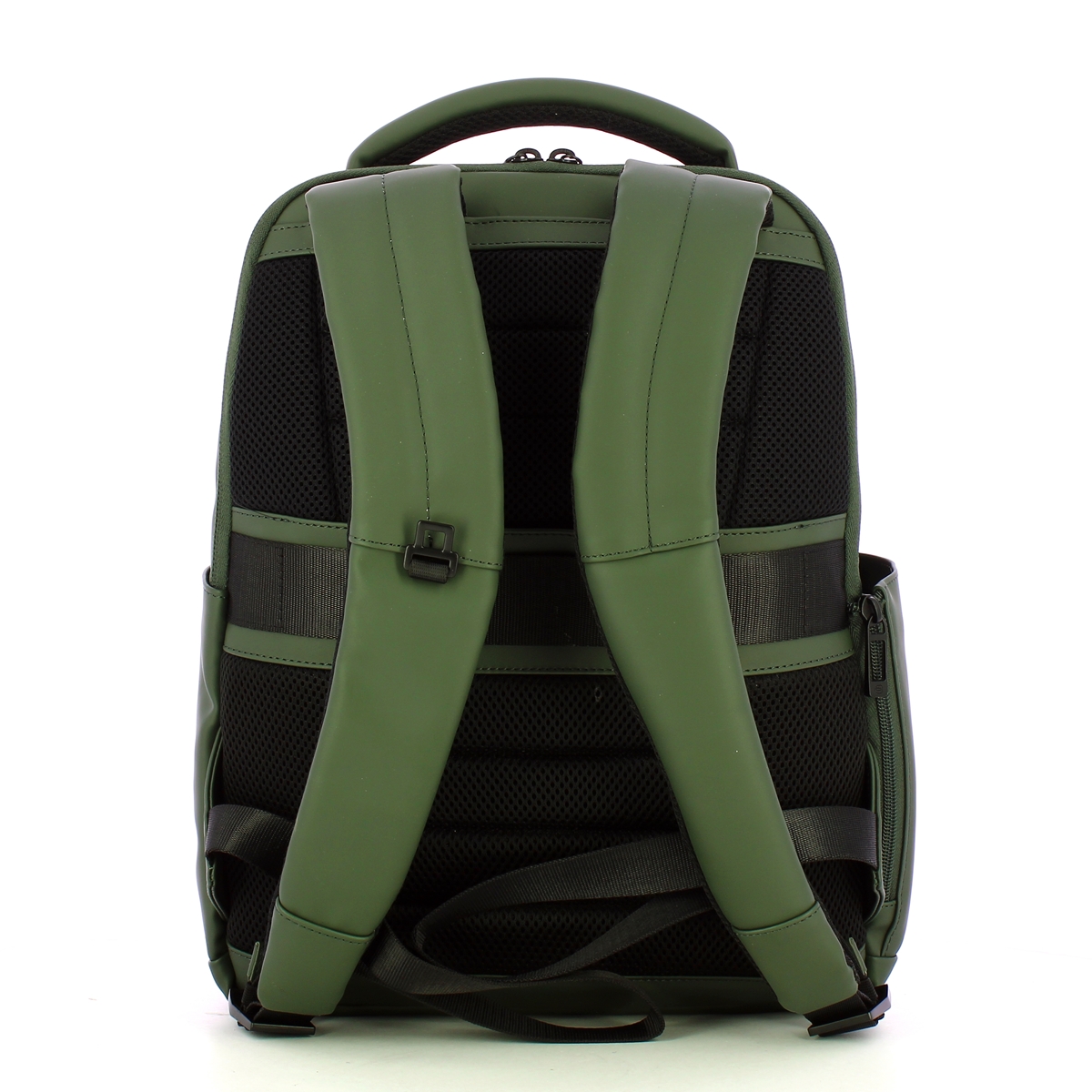 Piquadro Zaino Gommato Porta PC 14" Verde - 3