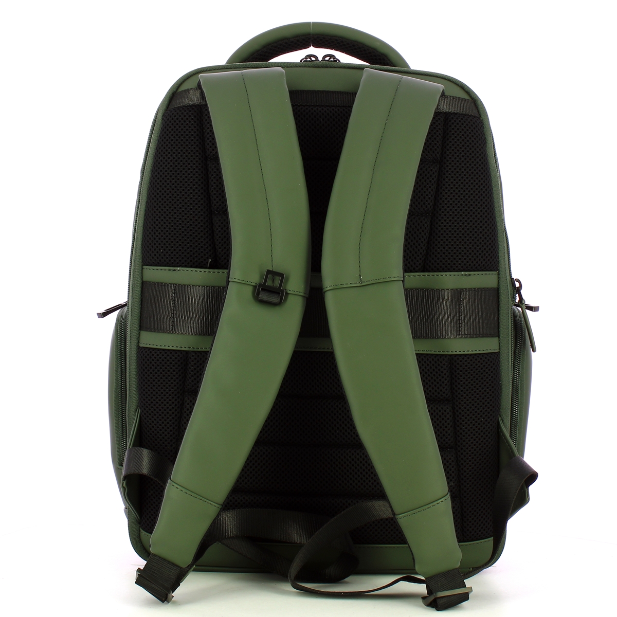 Piquadro Zaino Gommato Porta PC 15.6" Verde - 3