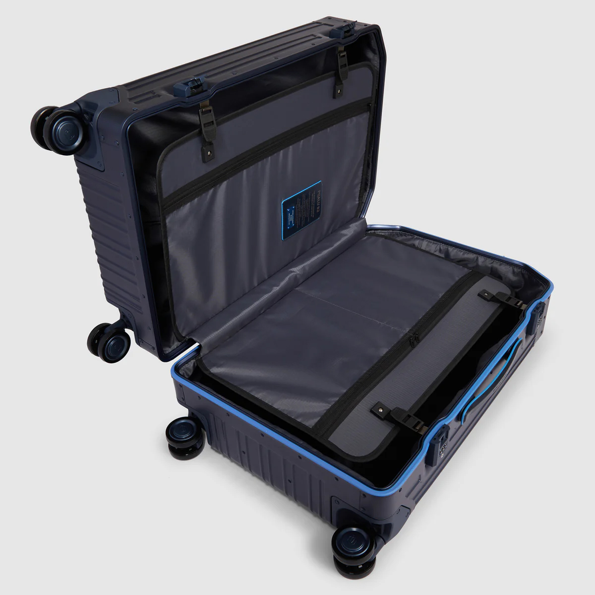 Piquadro Trolley Medio Blue Square 69 cm Blu2 - 8 Piquadro Trolley Medio Blue Square 69 cm Blu2 - 8