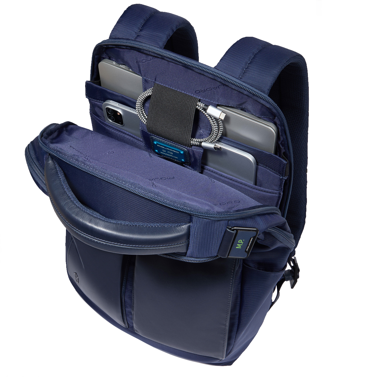 Piquadro Zaino Orion Porta PC 15.6" Blu - 5