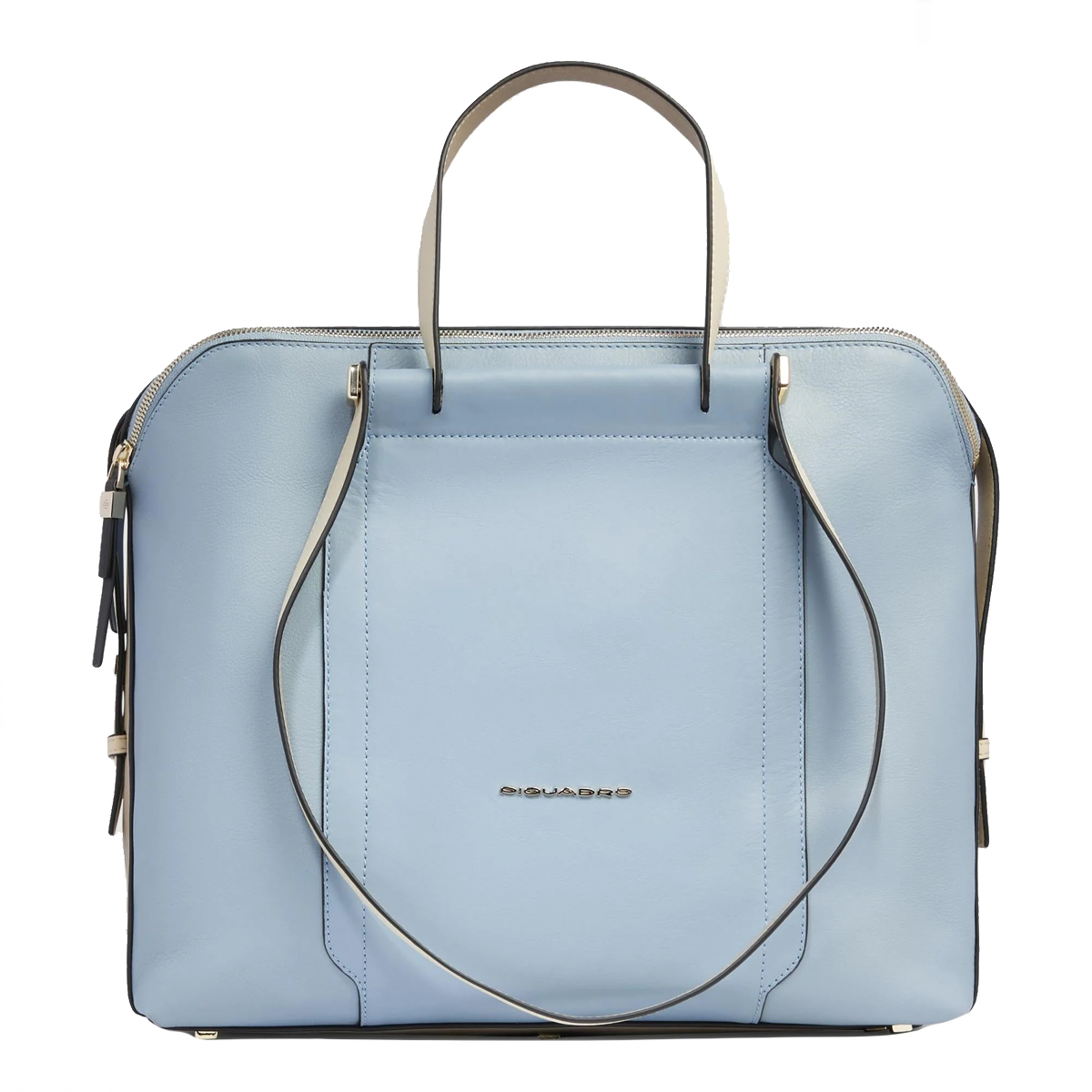 Piquadro Cartella Porta PC 14" Circle Azzurro Beige2 - 1